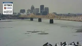 Icy Ohio River!!