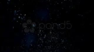 Snow Splashing At Camera (Includes Alpha). Stock Footage
