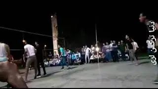 غلام نبی خمآب اوازنده توپچه اوغلن دیان  آیدمی Afghan Turkmen refugees playing volleyball at Istanbul