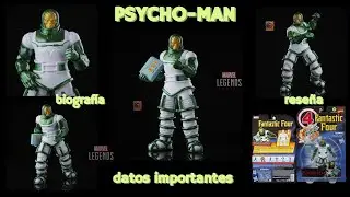 PSYCHO-MAN #reseña #biografia #figure #unboxing #marvel #hasbro #fantasticfour #spiderman #viral 