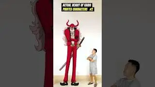 kaido team sasaki who's who actual height charater #onepiece #shorts