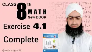 Class 8 | Maths | Ch #4 | Ex #4.1| Complete | Sir Usman Attari | Geometry| Congruency and Similarity