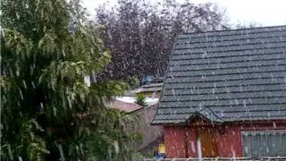 Un d&iacute;a de Nieve en Stgo.