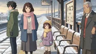 A Quiet Snowfall Evening | Winter ASMR & Cozy Life | Ghibli Inspired Ambience