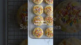 Drop-Style Sugar Cookies 💛🩷