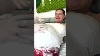 ⏰ 24 de ORE 🤰 MAMA &icirc;n GHIPS pe BURTICĂ SARCINĂ la 9 luni 🖌️ 🤰 Belly casting kit pregnant #shorts