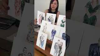 The best parts of live illustration? Seeing the guests&rsquo; reactions!