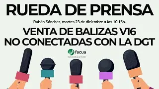 Denuncia a plataformas online por vender balizas V16 sin indicar que no están conectadas con la DGT