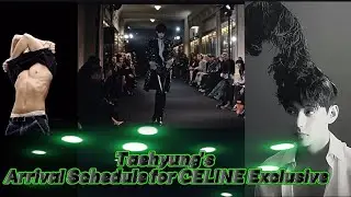 Taehyung&rsquo;s Arrival Schedule for the Exclusive CELINE Event Begins to Surface!