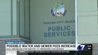 PCB residents may see an increase in their water and sewer fees in 2026