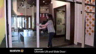How to Use a Marvin Ultimate Lift and Slide Door