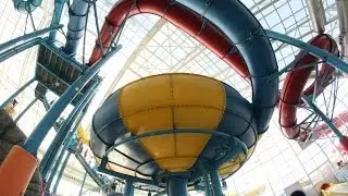 Big Splash Adventure Overview and Water Slide POV's (French Lick, Indiana)