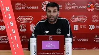 🎙️3º RFEF, 15º XORNADA 25/26 | Rolda de prensa con Manuti previa ao CD Estradense vd SD Compostela