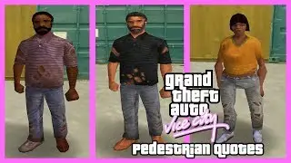 GTA Vice City Pedestrian Quotes : Various Old Poor Homeless Peds