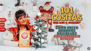 Hagamos adornos navideños en casa con bicarbonato de sodio