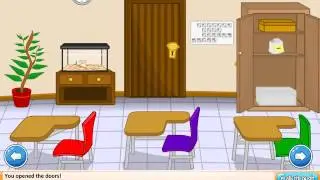 Toon Escape Classroom -- Walkthrough