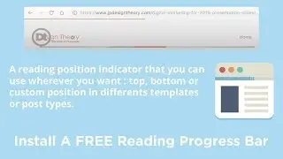 WordPress Reading Progress Bar Video | FREE Plugin