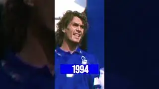 Paolo Maldini throughout his Italian Career from 1988 - 2002