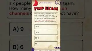 PMP Exam Question - Project Management Quiz