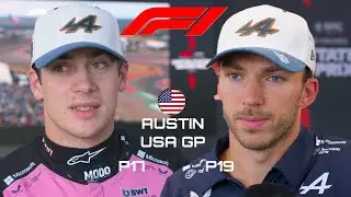 FRANCO COLAPINTO🇦🇷 PIERRE GASLY🇫🇷 AUSTIN USA GP 2025 POST CARRERA ALPINE F1