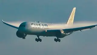 Awesome Gulf Air Inaugural Flight Manchester Airport 1st June 2022
