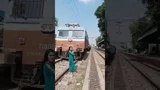 Village Railway Track Crossing | Indian Railway Train Scene