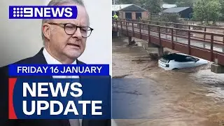 Major cleanup after wall of water flushes cars out to sea; New bill under threat | 9 News Australia