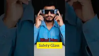 Blind Man Safety Glass, New Science Project #shorts #science #technology #trending