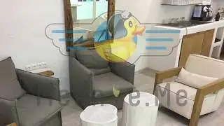 Mykonos Airport business class lounge. Mikonos GOLDAIR handling CIP airport Priority Pass lounge JMK