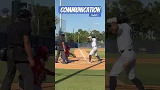 Communication⚾️  The Catcher alerts the pitcher about the clock. #Baseball #communication #MA2tv