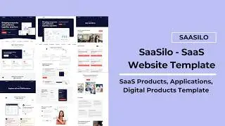 SaaSilo - SaaS Website Template / The Perfect Solution for Your SaaS Website Needs