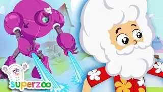 🌍 Stop Climate Change! Dr. Spooky Freezes Earth | Superzoo Compilation for Kids