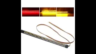 Motorcycle Light Bar Tail Brake Stop Flowing Water Turn Signal Light Strip