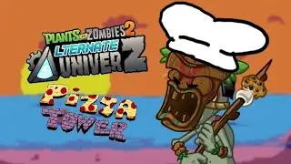PvZ2 AltverZ Tropical Crust in Big Wave Beach!?!? (Pizza Tower Easter Egg)