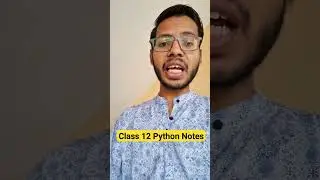 Class 12 Computer Science Handwritten Notes #class12 #python #pythonclass12