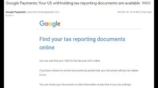 Your US withholding Tax Reporting Documents are available | Find Your Tax Reporting Documents Online