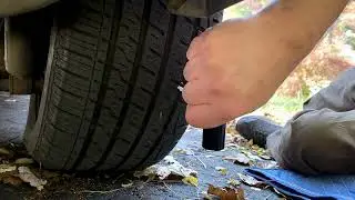 FIXING A FLAT TIRE With A All In One Plug Repair Kit