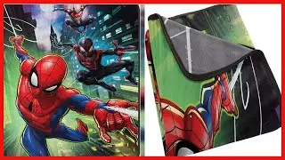 Marvel&rsquo;s Spider-Man &ldquo;Swing City&rdquo; Micro Raschel Throw: Comfort Meets Adventure