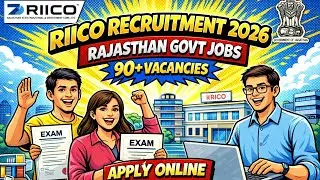 RIICO Recruitment 2026 | Rajasthan Govt Jobs | Junior Assistant, Programmer, PA Posts