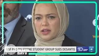 Pro-Palestine USF student group sues Florida over 'freedom of speech violation'