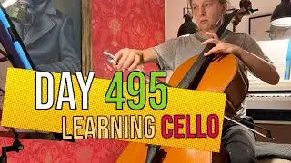 Day 495 learning cello : Etude no 16 op. 31 by Sebastian Lee