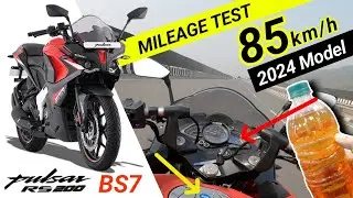 🚀Bajaj Pulsar RS 200 Mileage Test| New Pulsar RS 200 Mileage Test| Pulsar RS 200 Mileage Test 2025