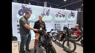 Black Warrior E bike at AIMExpo Show 1500w / 3000w from SoverSky