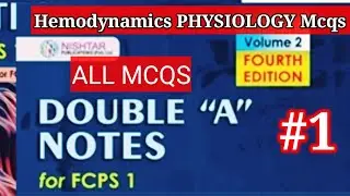 🚀 Hemodynamics Double AA MCQS Quick Revision | FCPS & JCAT Syllabus Essential Points