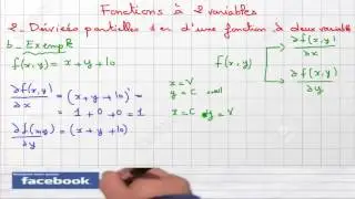 analyse mathématique :les fonctions deux variables الدرس كامل 1