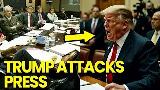 Trump ATTACKS on PRESS in DISASTER Meeting with Netanyahu