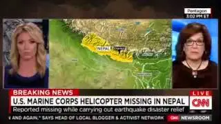 CNN's Barbara Starr with information on the U.S. Marine helicopter missing in Nepal