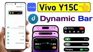 vivo y15c turn on dynamic bar setting | how to enable dynamic bar setting vivo y15c | vivo