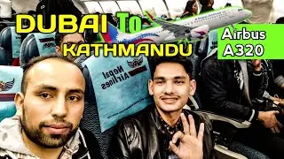 DUBAI TO KATHMANDU VLOG / Visit Nepal 2020/ Nepal Airlines Airbus 320