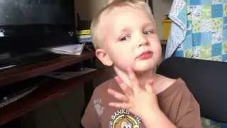 BABY EATS A WARHEAD!